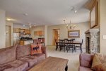 Open Dining and Kitchen - 3 Bedroom - River Run Village Condos